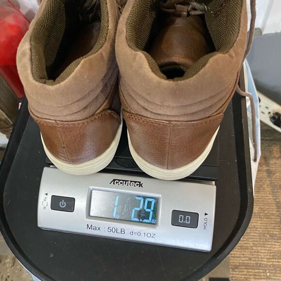 Kenneth Cole Reaction Cross Out Lace Up Shoes Ankle Boots Boys Size 5 - Picture 15 of 15